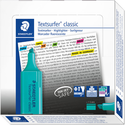 STAEDTLER Textmarker "Textsurfer Classic", trkis