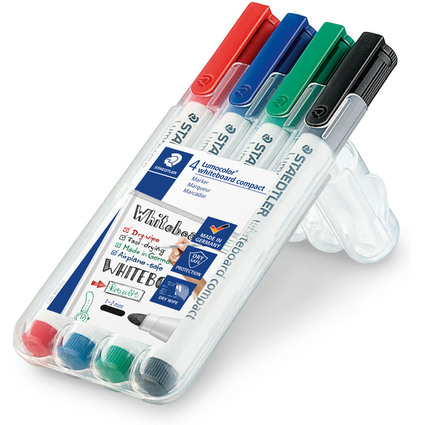 STAEDTLER Lumocolor Whiteboard Marker, 4er Set