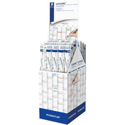 STAEDTLER Jahresplaner 2026 Lumocolor, 30er Bodendisplay