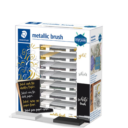 STAEDTLER Pinselstift metallic brush, 70er Display