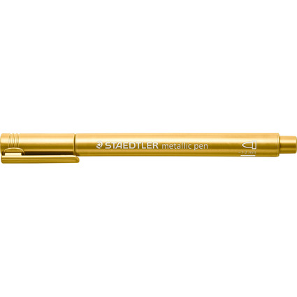 STAEDTLER Permanent-Marker Metallic, Rundspitze, gold