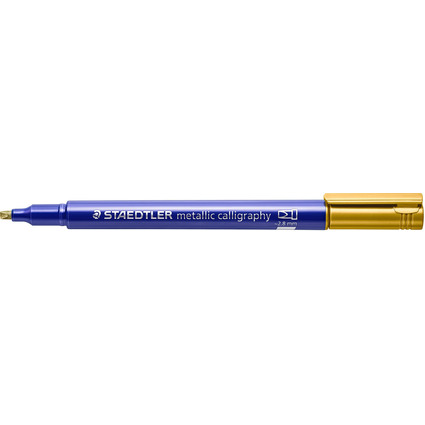 STAEDTLER Permanent-Marker metallic calligraphy, gold