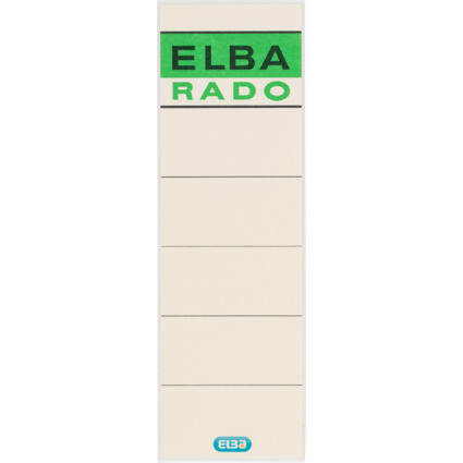 ELBA Ordnerrcken-Etiketten "ELBA RADO" - kurz/breit,