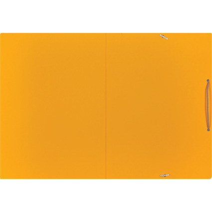 ELBA Eckspannermappe chic aus Karton, A4, gelb