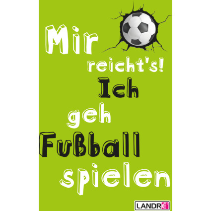LANDR Kladde "Fuball", DIN A5, 96 Blatt, 70 g/qm, kariert