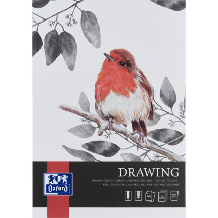 Oxford Art Zeichenblock "Drawing", DIN A4, 160 g/qm