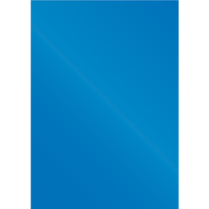 Fellowes Deckblatt Chromolux, glnzend, DIN A4, blau