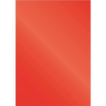 Fellowes Deckblatt Chromolux, glnzend, DIN A4, rot