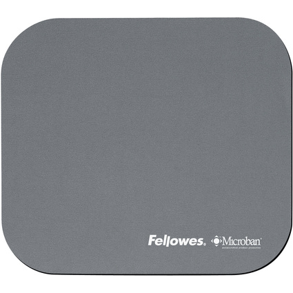 Fellowes Maus Pad Microban, aus Neopren, silber