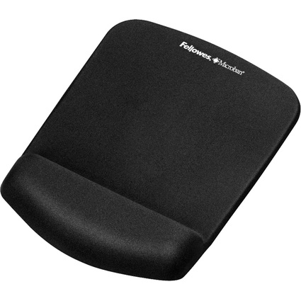 Fellowes Handgelenkauflage PlushTouch mit Mauspad, schwarz