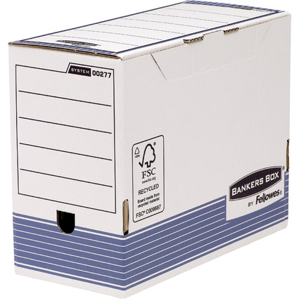 Fellowes BANKERS BOX SYSTEM Archiv-Schachtel, blau,(B)150 mm