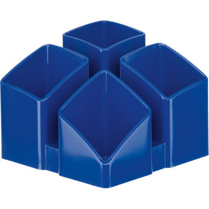 HAN Multikcher SCALA, Polystyrol, 4 Fcher, blau