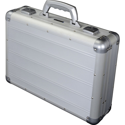 ALUMAXX Attach-Koffer "VENTURE", Laptopfach, silber matt