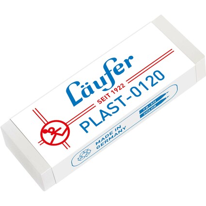 Lufer Kunststoff-Radierer PLAST-0120, transparent