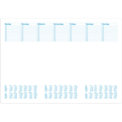 RNK Verlag Papier-Schreibunterlage "Office", mit Kalendarium