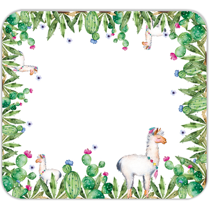 RNK Verlag Mousepad Block "Lama", 240 x 220 mm, 30 Blatt