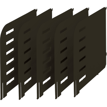 styro Trennwand f. Ablagesystem styrorac, senkrecht, schwarz