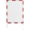 magnetoplan Magnetrahmen magnetofix SAFETY, A3, rot/wei