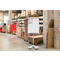 FRANKEN Flipchart PRO Deluxe Mobil, 670 x 950 mm, hellgrau