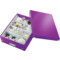 LEITZ Organisationsbox Click & Store WOW, gro, violett