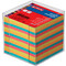 herlitz Zettelbox, Kunststoff, 90 x 90 mm, glasklar