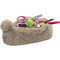 WEDO Schlamper-Etui "FLUFFY", aus Plsch, hellbraun