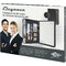 WEDO Schreibmappe Elegance, A4, Kunstleder/Nylon, schwarz