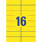 AVERY Zweckform Universal-Etiketten, 105 x 37 mm, gelb