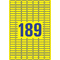 AVERY Zweckform Mini-Etiketten, 25,4 x 10 mm, gelb