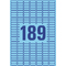AVERY Zweckform Mini-Etiketten, 25,4 x 10 mm, blau