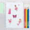 AVERY Zweckform ZDesign KIDS Papier-Sticker, rosa