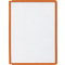 DURABLE Sichttafel SHERPA, DIN A4, Rahmen: orange