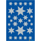 HERMA Weihnachts-Sticker DECOR "Sterne", sortiert, silber