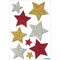 HERMA Weihnachts-Sticker MAGIC "Sterne bunt", glittery