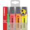 STABILO Textmarker BOSS ORIGINAL, 4er Kunststoffetui