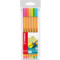 STABILO Fineliner point 88 Neon, 6er Kartonetui