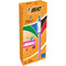 BIC Druckkugelschreiber 4 Colours Shine, 0,32 mm, fuchsie