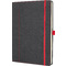 sigel Notizbuch Conceptum Design Casual, DIN A4, grau/rot