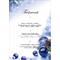 sigel Weihnachts-Motiv-Papier "Blue Harmony", A4, 90 g/qm