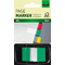sigel Haftstreifen "Z-Marker" Film Color-Tip, grn, 50 Blatt