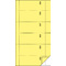 sigel Formularbuch "Bonbuch", 105 x 200 mm, SD, gelb