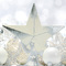 sigel Weihnachts-Motiv-Papier "White Stars", A4, 90g/qm