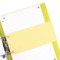 Oxford Trennstreifen, aus Karton, passend fr DIN A4, gelb