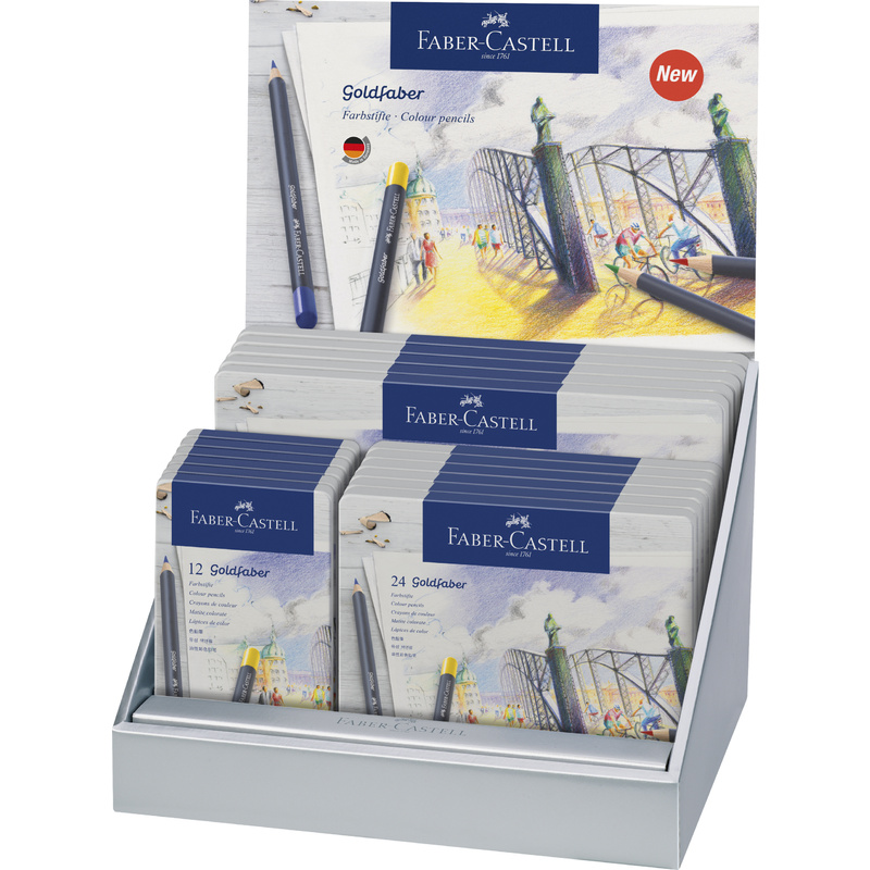 FABER-CASTELL Buntstifte GOLDFABER 24er Metalletui