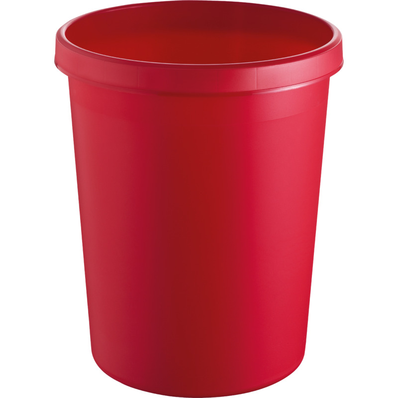 Helit Papierkorb The German 45 Liter Pe Rot H6106225 Bei Www Officeb2b Ch Gunstig Kaufen
