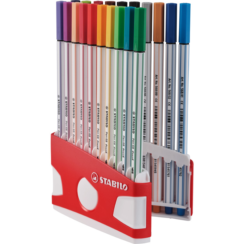 STABILO Pinselstift Pen 68 brush, 20er ColorParade 568/20-0211 bei   günstig kaufen