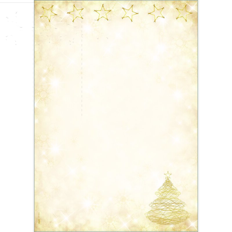 Sigel Motiv Papier Wertpapier A4 185 G Edelkarton Blau 9 00