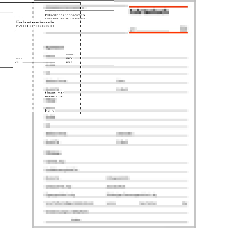 A5 32 Blatt sigel Formularbuch /"Fahrtenbuch Pkw und Lkw/"