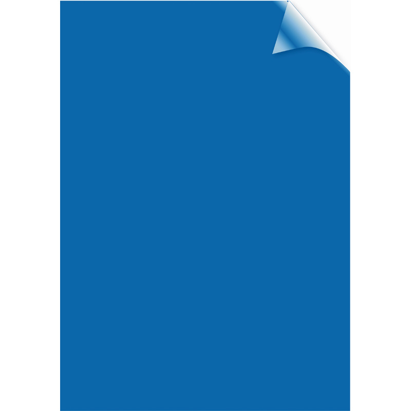 Fellowes Deckblatt Din A4 Pvc Blau Transparent 020 Mm 5377101