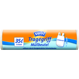 swirl Mlleimerbeutel, mit Tragegriff, wei, 35 Liter